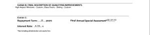 Refinance Consolidate the GREEN CORRIDOR PROPERTY ASSESSMENT, CLEAN ENERGY DISTRICT tax bill added to the annual Florida Property tax bill